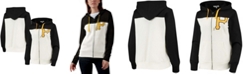Touch Women's Oatmeal-Black Pittsburgh Pirates Conference Full-Zip Hoodie